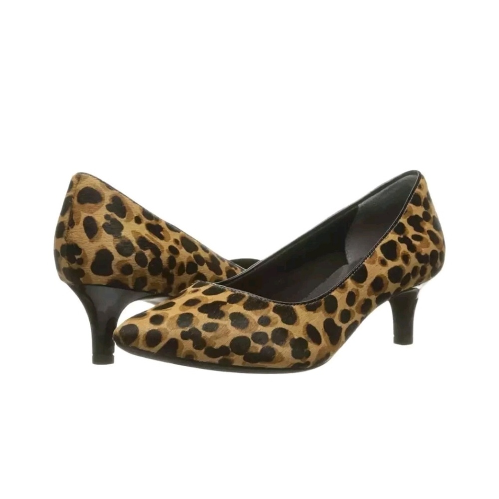 Rockport Kalila Kitten Heel Pump Leopard